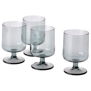 جام شیشه ای پایه دار  ایکیا مدل IKEA OMBONAD-10504646
